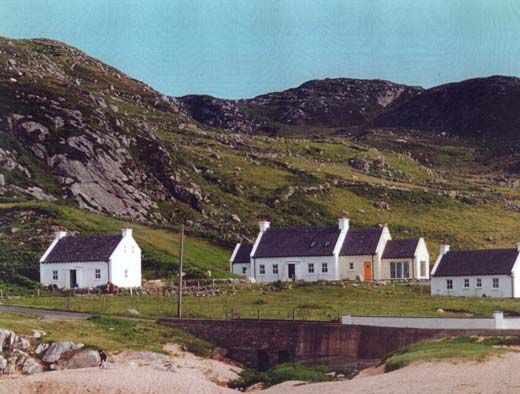 Dooey beach with main house and cottages in background - B&B accommodation, Downings, County Donegal, Ireland Dooey beach with main house and cottages in background - B&B accommodation, Downings, County Donegal, Ireland